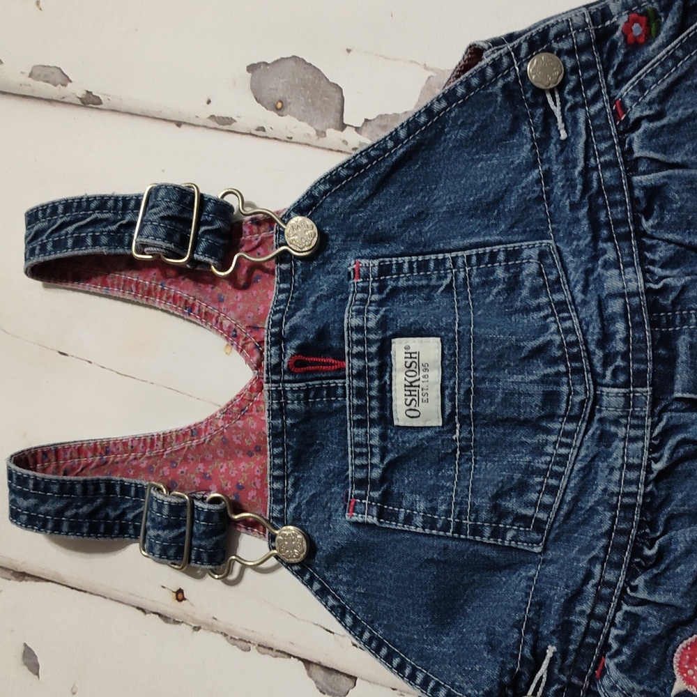 Vintage Y2K OshKosh B'gosh A B C Overalls 18m - Picture 10 of 15